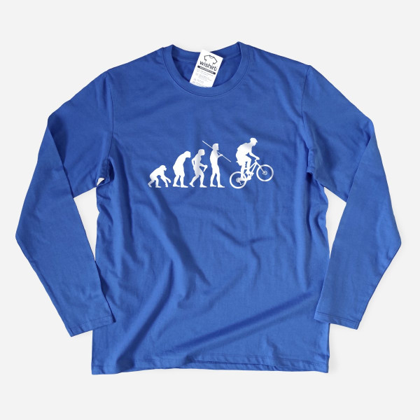 Bicycle Evolution Large Size Long Sleeve T-shirt