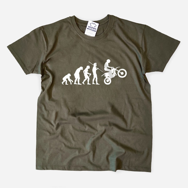 T-shirt Motorbike Evolution para Homem