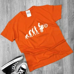 Motorbike Evolution Large Size T-shirt