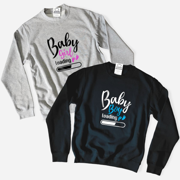 Baby Loading Large Size Sweatshirt for Pregnant Woman