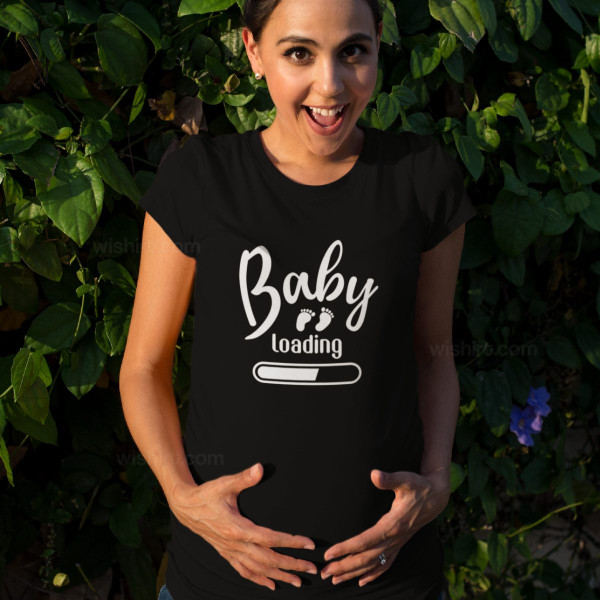 T-shirt para Grávida Baby Loading