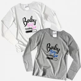 T-shirt Manga Comprida para Grávida Baby Loading