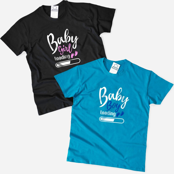 Baby Loading Large Size T-shirt for Pregnant Woman