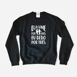 Ela Come por Dois Large Size Sweatshirt