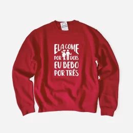 Sweatshirt Ela Come por Dois para Homem