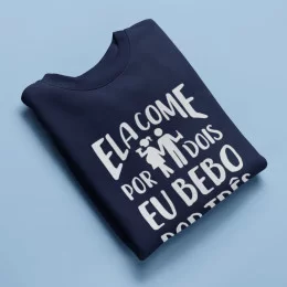 Ela Come por Dois Large Size Sweatshirt