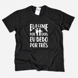 Ela Come por Dois Large Size T-shirt