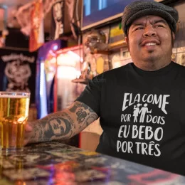 Ela Come por Dois Large Size T-shirt