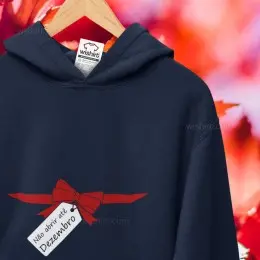 Pregnant Plus Size Hoodie Não Abrir até Custom Month