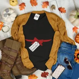 Pregnant Large Size Long Sleeve T-shirt Não Abrir até
