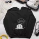 Sweatshirt for Pregnant Woman Vejo-te em - Custom Month Sweatshirt for Pregnant Woman Vejo-te em - Custom Month