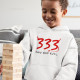 Sweatshirt com Capuz 333 Only Half Evil para Criança