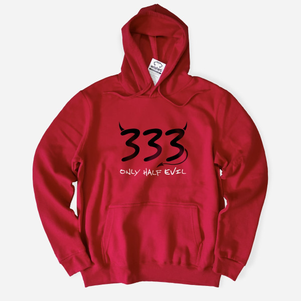 Sweatshirt com Capuz Tamanho Grande 333 Only Half Evil