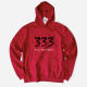 333 Only Half Evil Large Size Hoodie