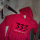 333 Only Half Evil Large Size Hoodie