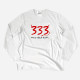 T-shirt de Manga Comprida 333 Only Half Evil para Homem