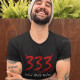 T-shirt 333 Only Half Evil para Homem