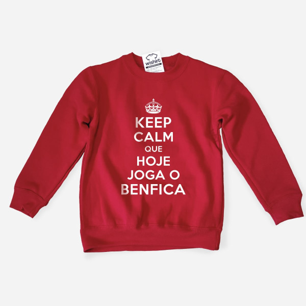 Sweatshirt Keep Calm Benfica para Criança