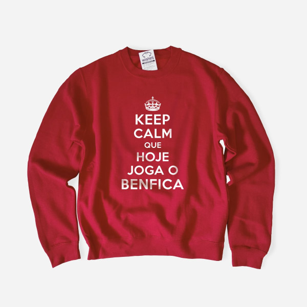 Keep Calm Benfica Large Size Sweatshirt