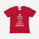 T-shirt Keep Calm Benfica para Criança