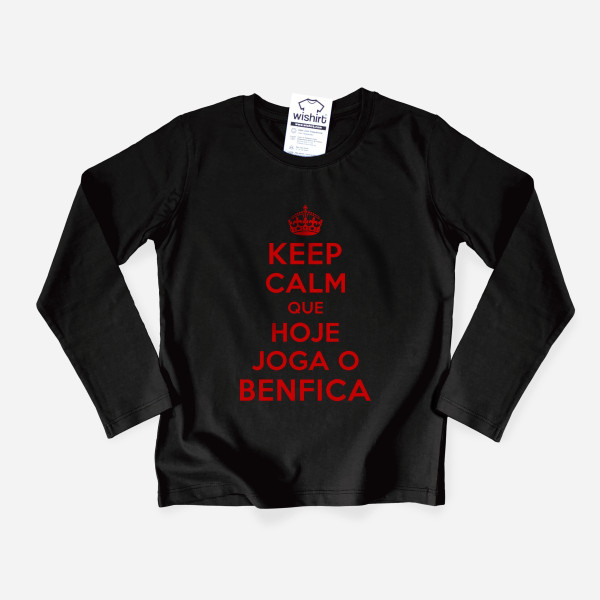 T-shirt de Manga Comprida Keep Calm Benfica para Criança