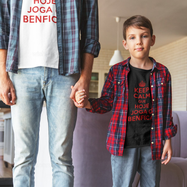 T-shirt de Manga Comprida Keep Calm Benfica para Criança