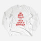 T-shirt Manga Comprida Tamanho Grande Keep Calm Benfica