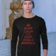 T-shirt de Manga Comprida Keep Calm Benfica para Homem T-shirt de Manga Comprida Keep Calm Benfica para Homem