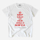 T-shirt Tamanho Grande Keep Calm Benfica