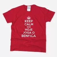 T-shirt Keep Calm Benfica para Homem