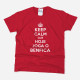 T-shirt Keep Calm Benfica para Homem