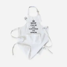 Keep Calm Customizable Kid’s Apron