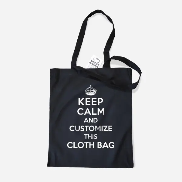 Saco de Pano Keep Calm Personalizável Saco de Pano Keep Calm Personalizável