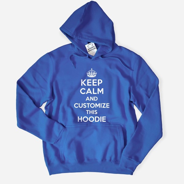 Sweatshirt com Capuz Keep Calm Personalizável