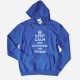 Sweatshirt com Capuz Keep Calm Personalizável