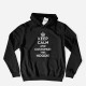 Sweatshirt com Capuz Tamanho Grande Keep Calm Personalizável