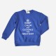 Sweatshirt Keep Calm Personalizável para Criança