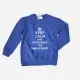 Sweatshirt Keep Calm Personalizável para Criança