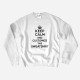 Sweatshirt Tamanho Grande Keep Calm Personalizável