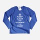 T-shirt Manga Comprida Keep Calm Personalizável para Criança