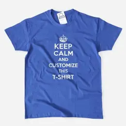 Keep Calm Customizable Men's T-shirt