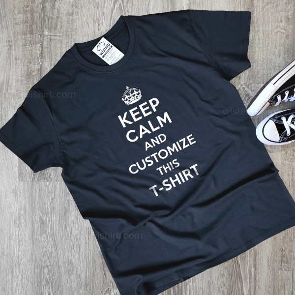 Keep Calm Customizable Large Size T-shirt