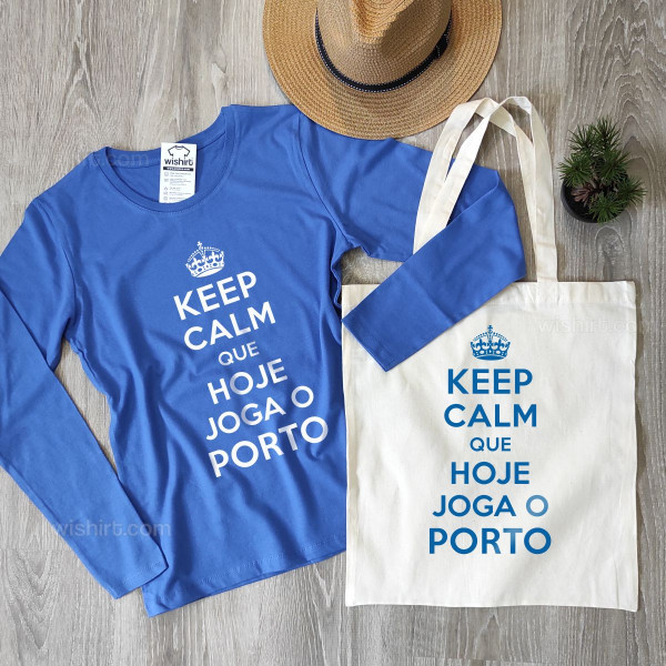 Keep Calm Porto Women's Long Sleeve T-shirt