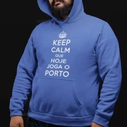 Keep Calm Porto Large Size Hoodie