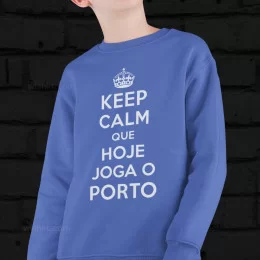 Keep Calm Porto Kid's Sweatshirt