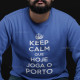 Sweatshirt Tamanho Grande Keep Calm Porto