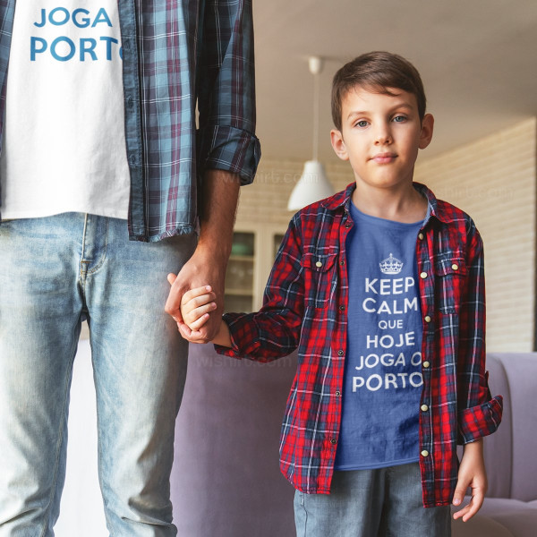 Keep Calm Porto Kid's Long Sleeve T-shirt
