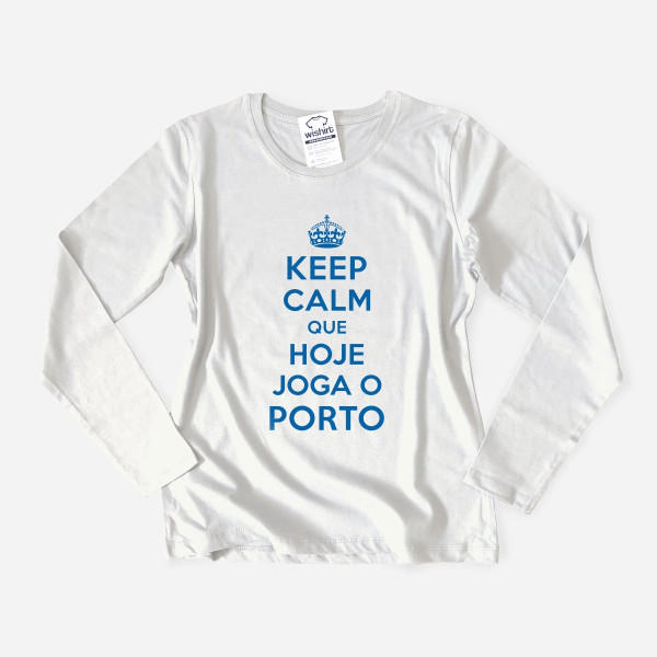 Keep Calm Porto Women's Long Sleeve T-shirt