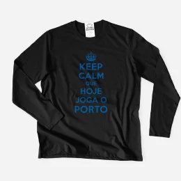 Keep Calm Porto Men's Long Sleeve T-shirt