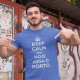 T-shirt Keep Calm Porto para Homem